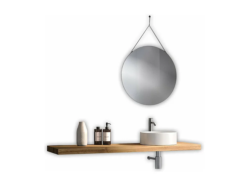 Composition 3 pièces SOLMIRA chêne/blanc