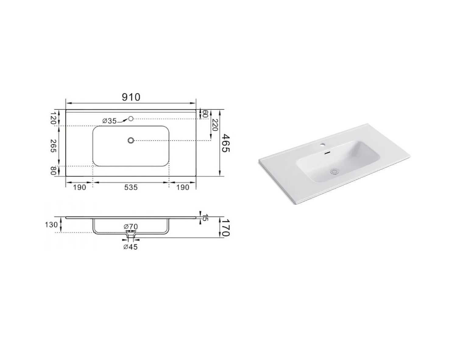 Composition 4 pièces SOLMIRA vert sauge