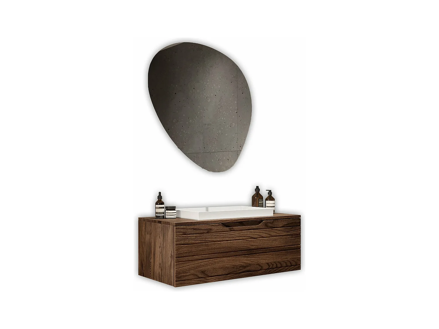 Composition 3 pièces SOLMIRA chêne Rio