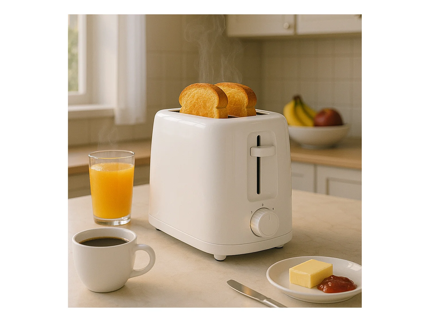 Tostapane RiseToast  a 2 scomparti, 700 W, 6 impostazioni di temperatura 7house