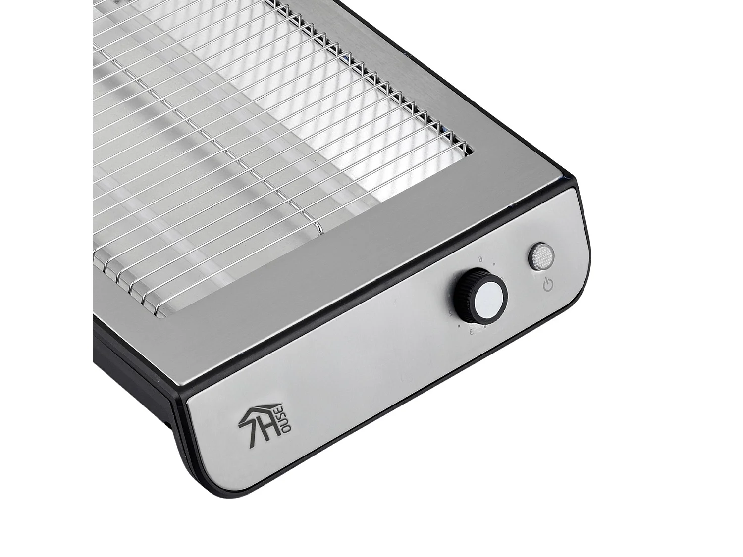 Grille-pain horizontal 600 W avec 6 niveaux de température QuickToast 7house