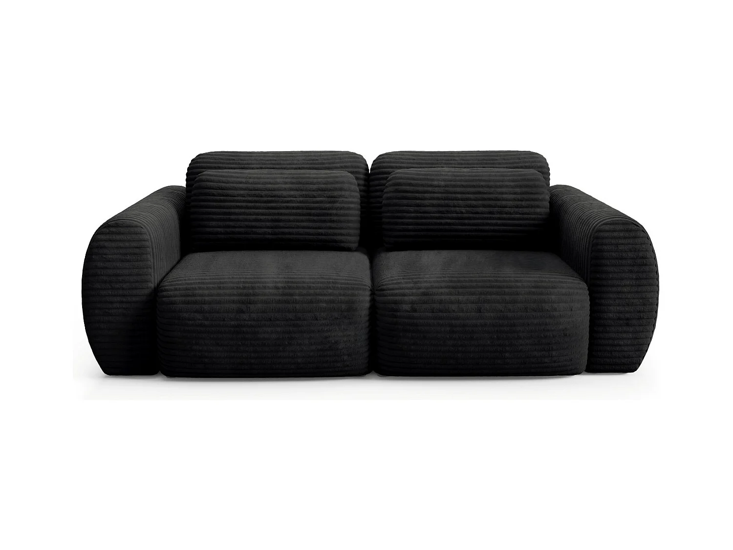 Premium Schlafsofa CLOUD Schwarz
