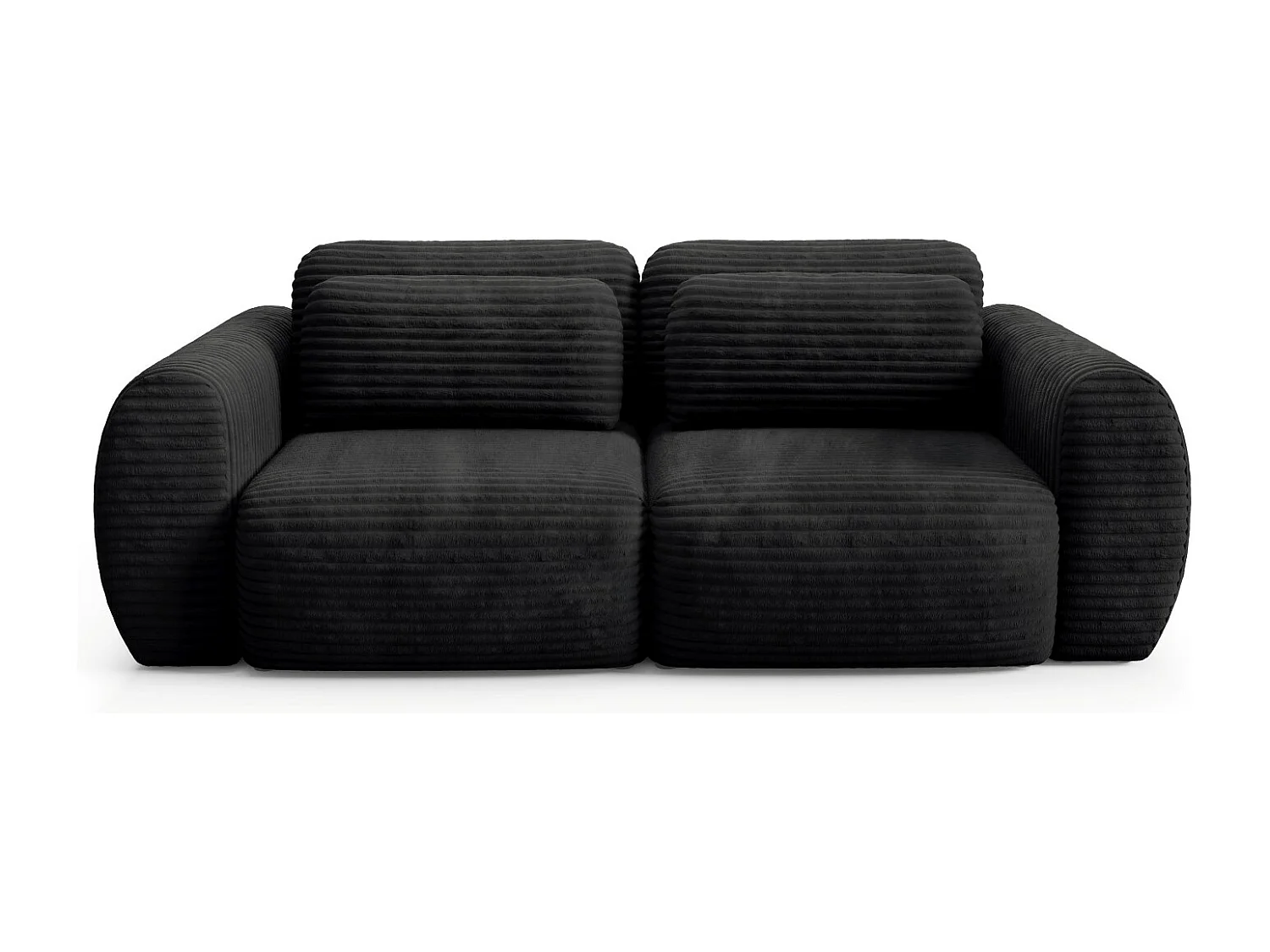 Premium slaapbank CLOUD Zwart