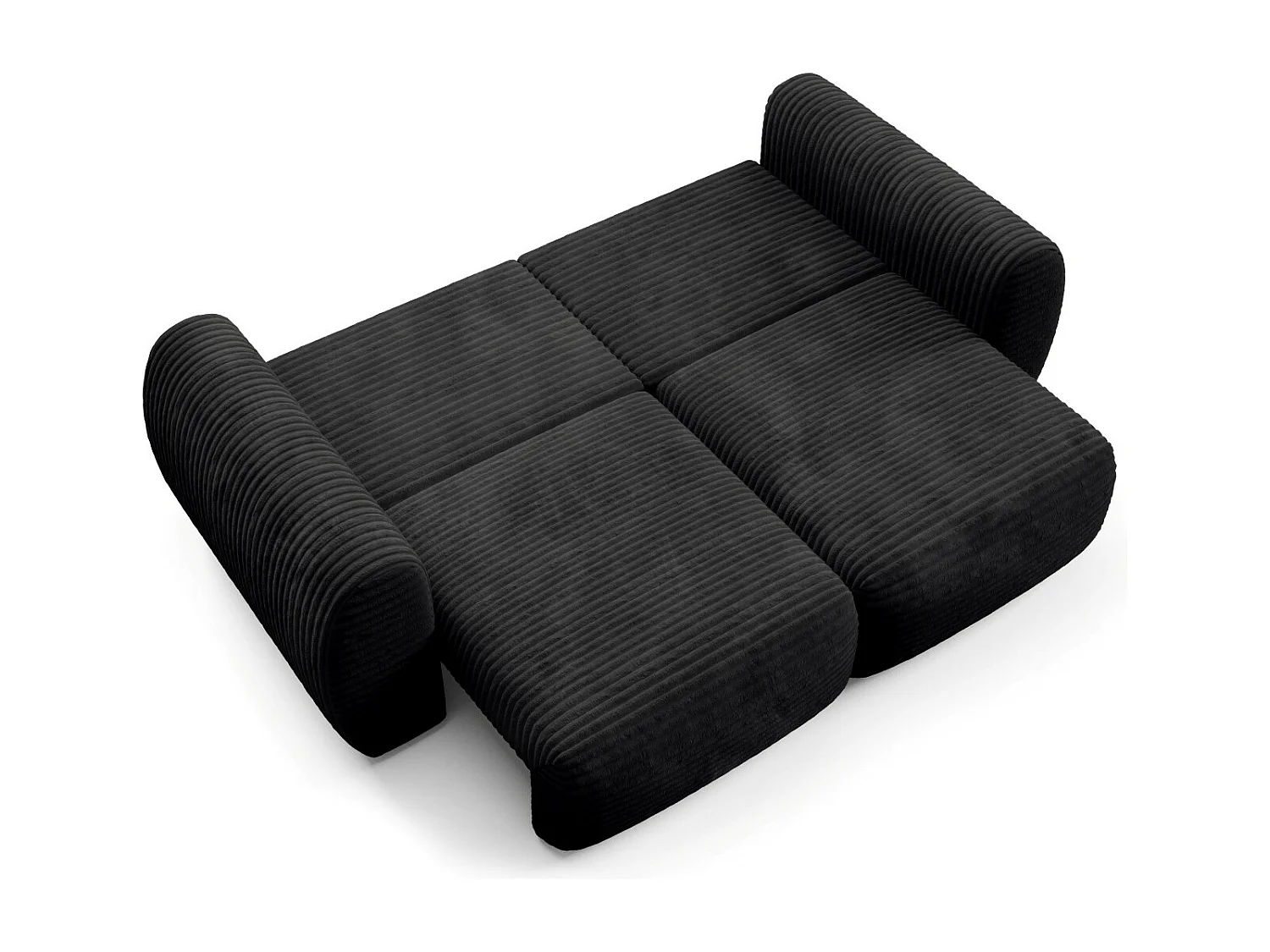 Premium slaapbank CLOUD Zwart