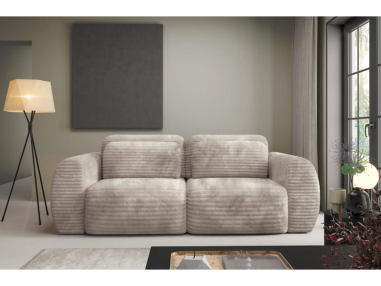 Premium Schlafsofa CLOUD Beige