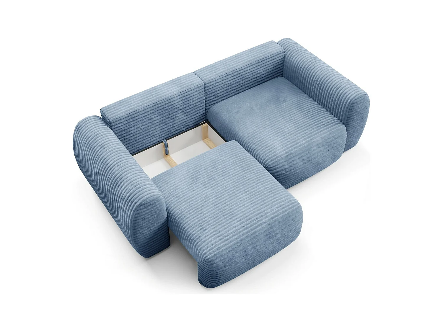 Premium Schlafsofa CLOUD Blau