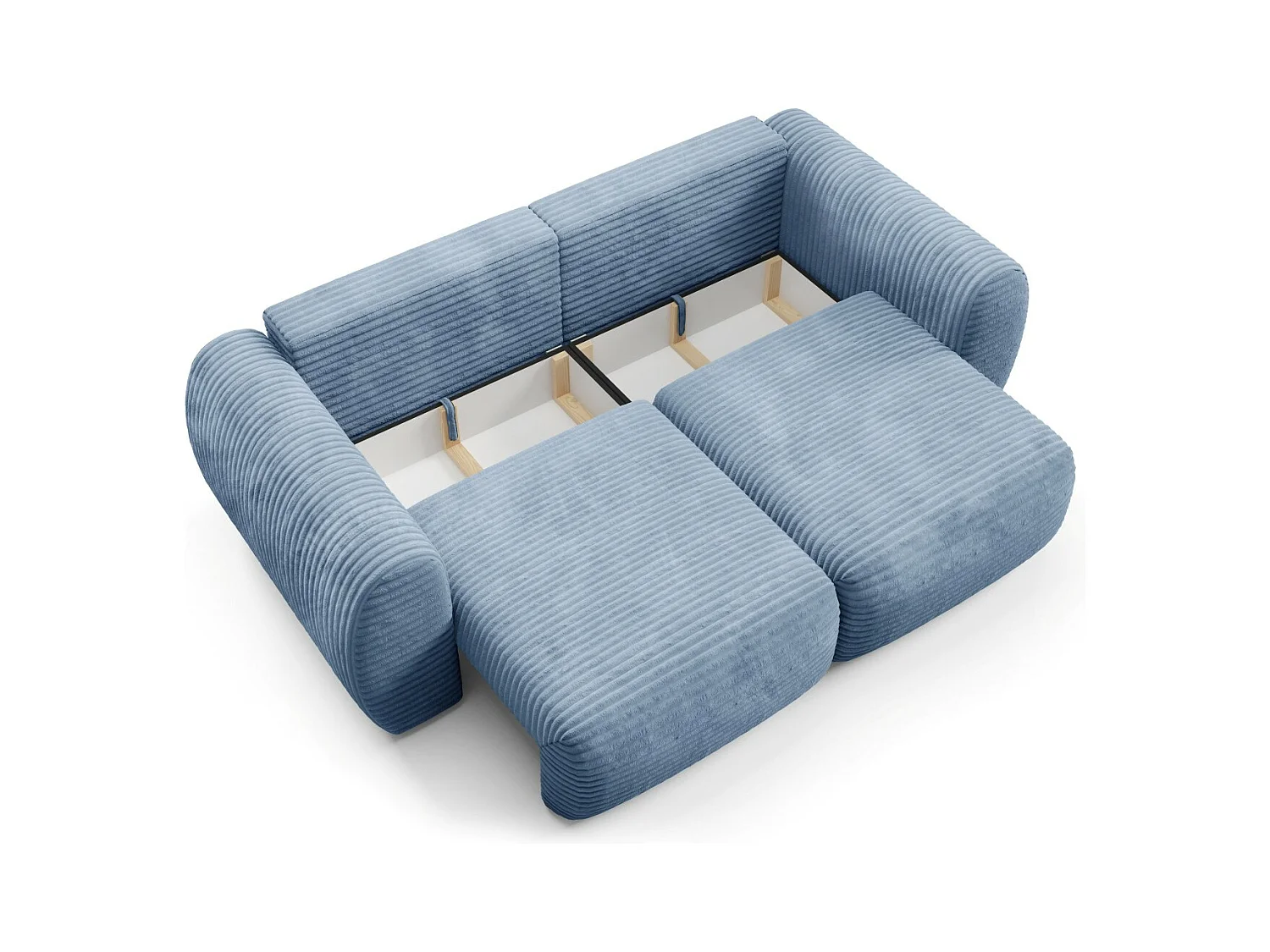 Premium Schlafsofa CLOUD Blau