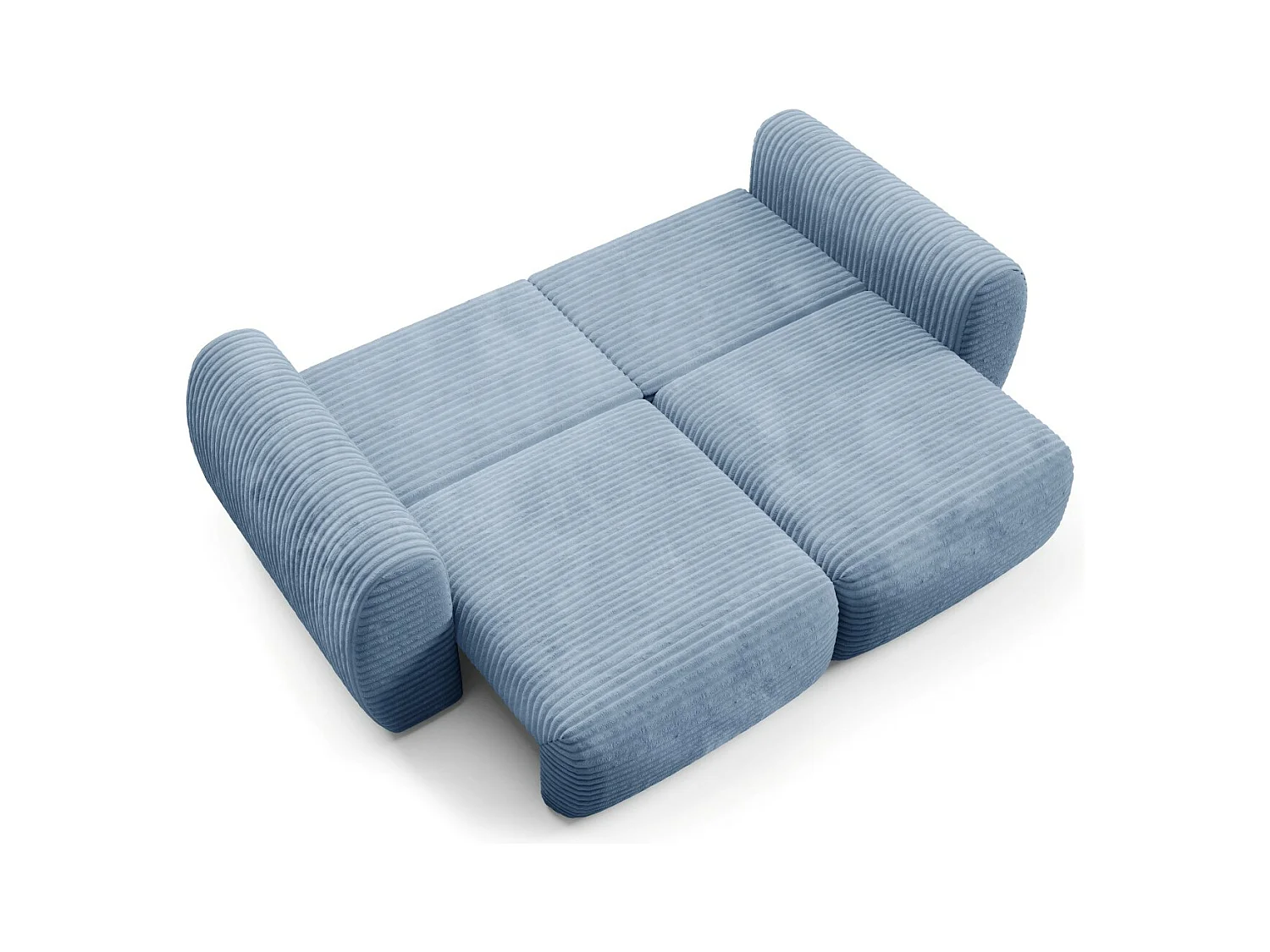 Premium Schlafsofa CLOUD Blau
