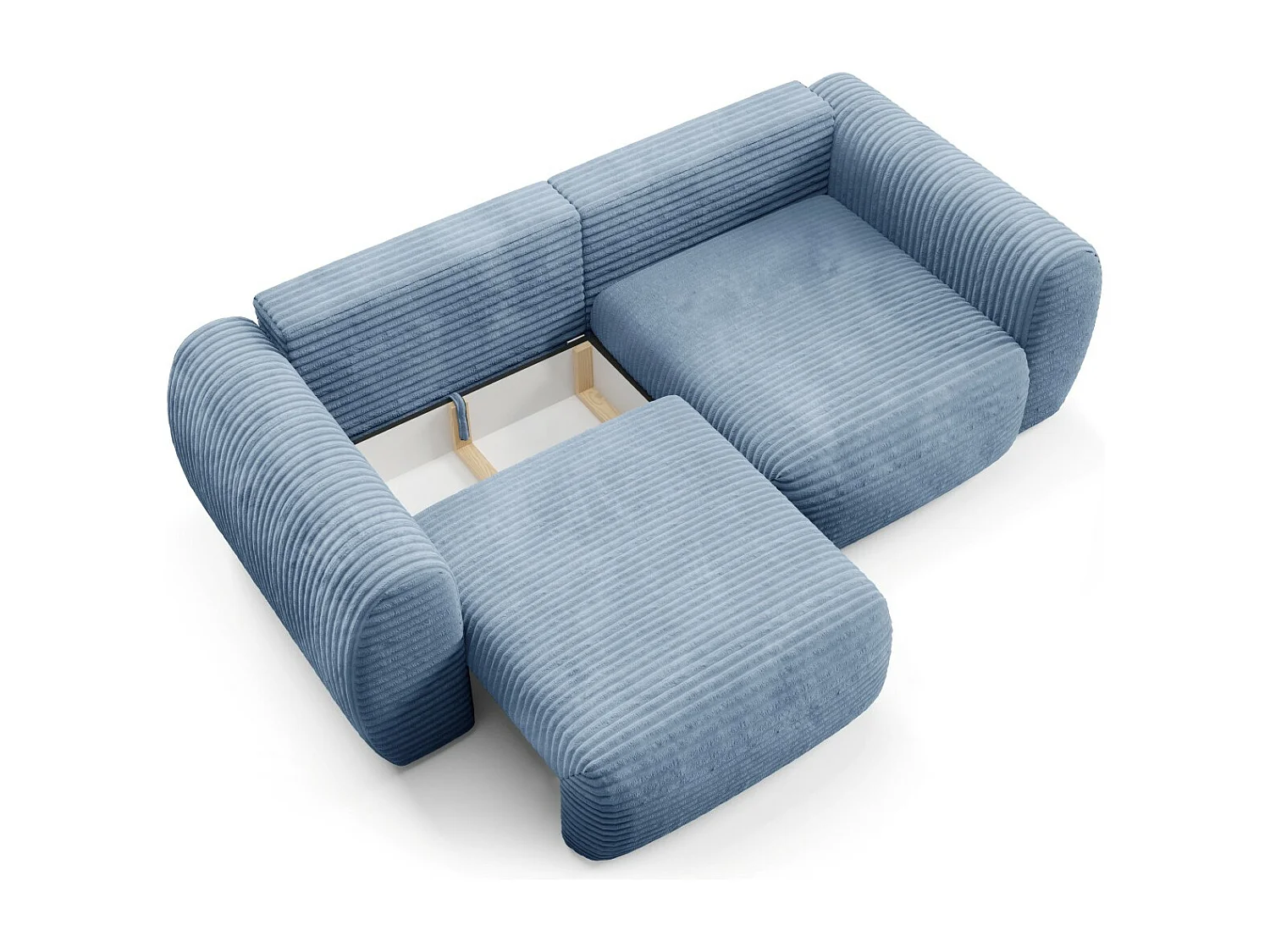 Premium slaapbank CLOUD Blauw