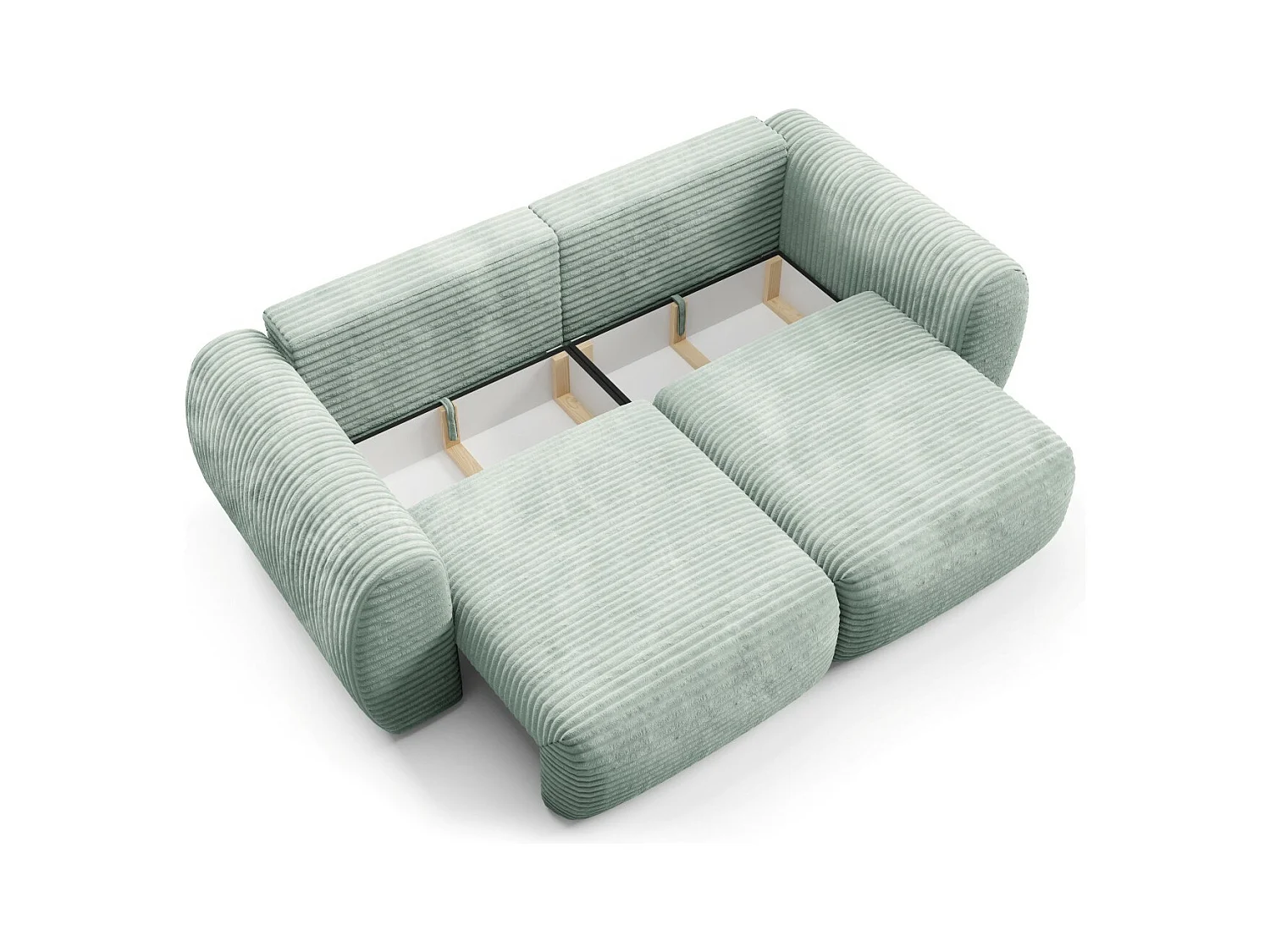 Premium Schlafsofa CLOUD Grün