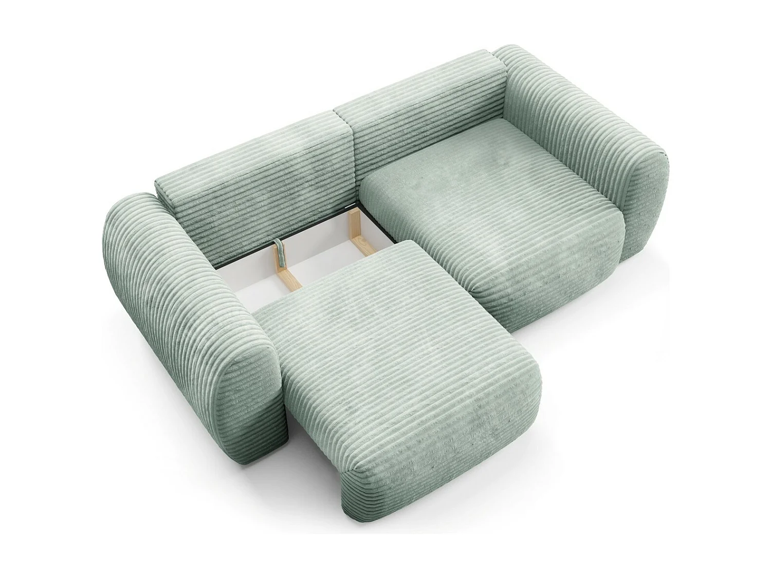 Premium slaapbank CLOUD Groen