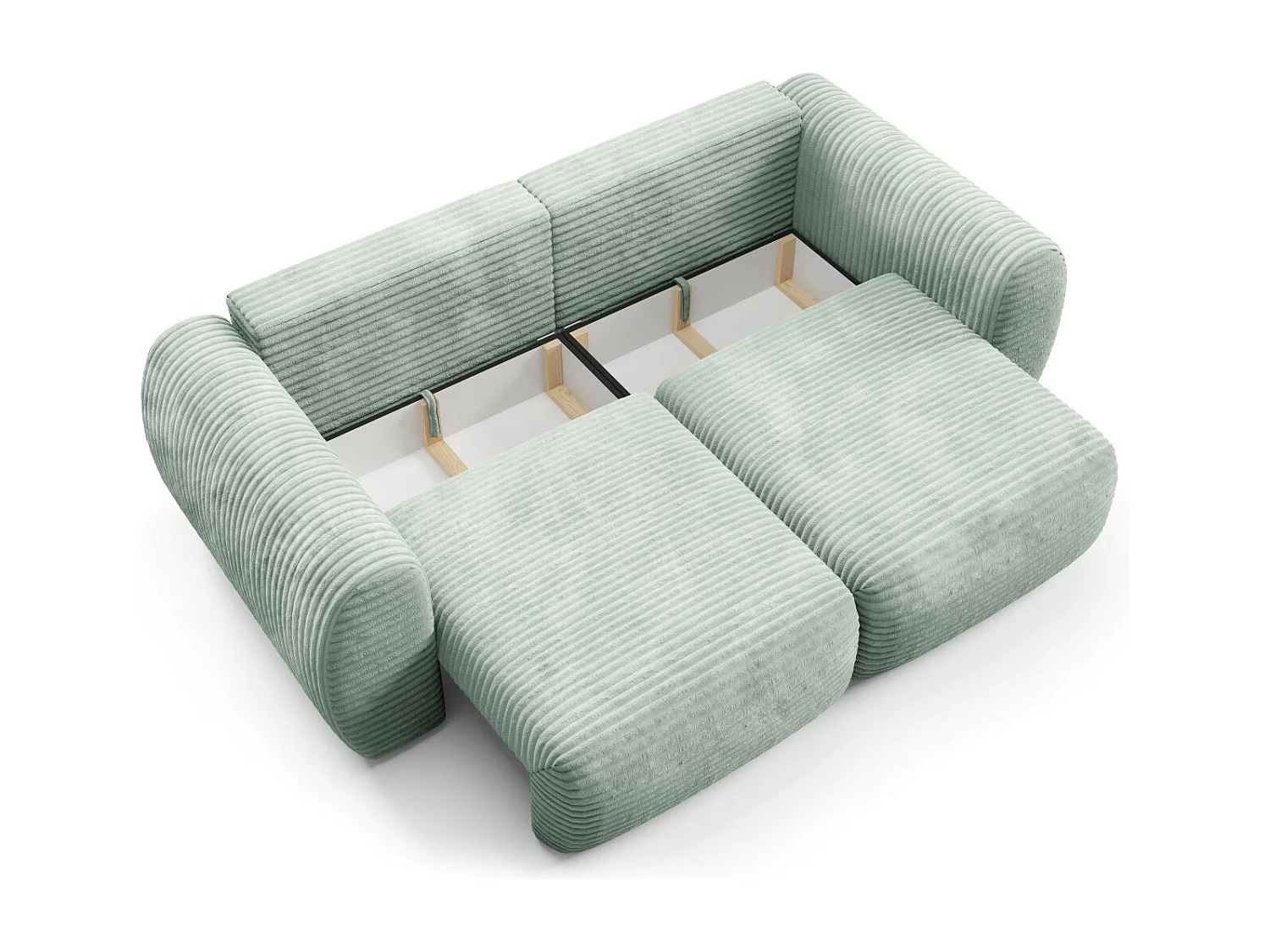 Premium slaapbank CLOUD Groen