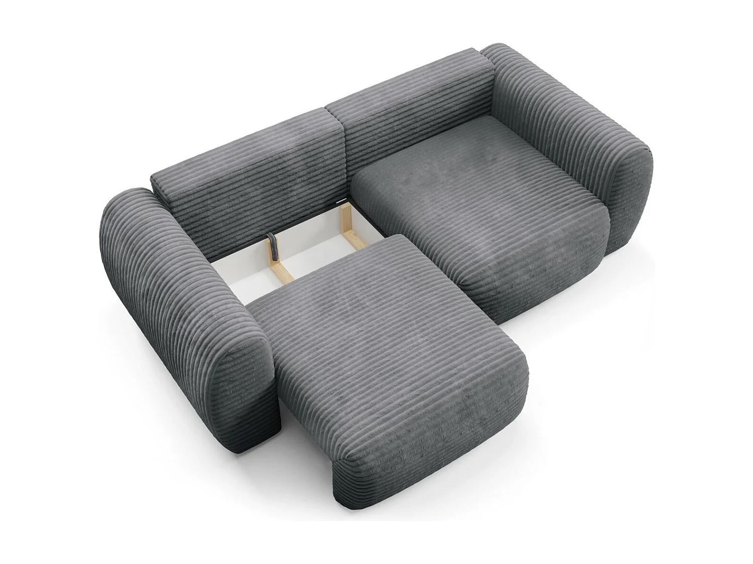 Premium slaapbank CLOUD Antracietgrijs