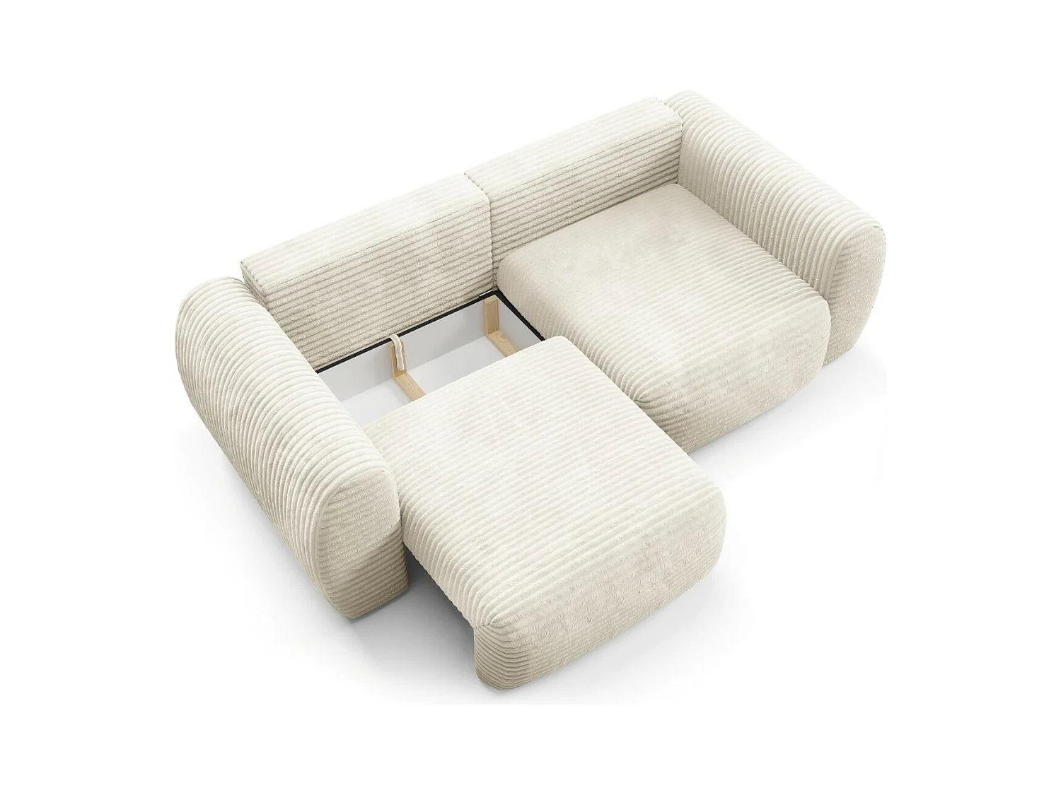 Premium Schlafsofa CLOUD Creme