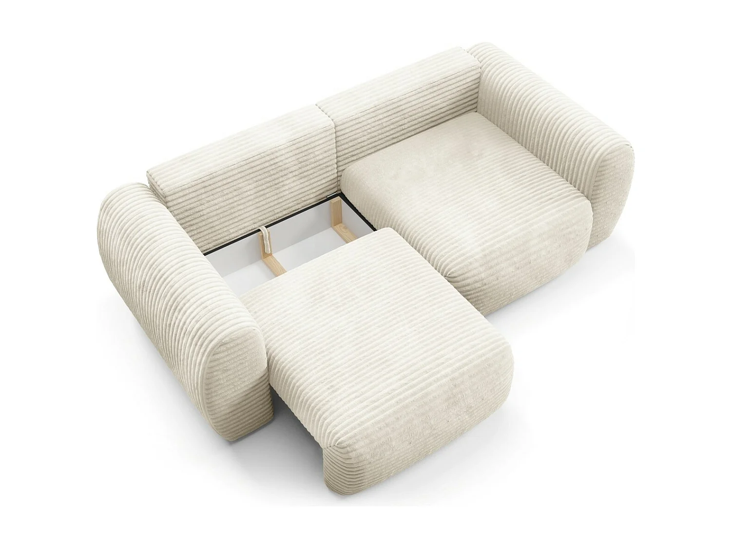 Premium slaapbank CLOUD Crème