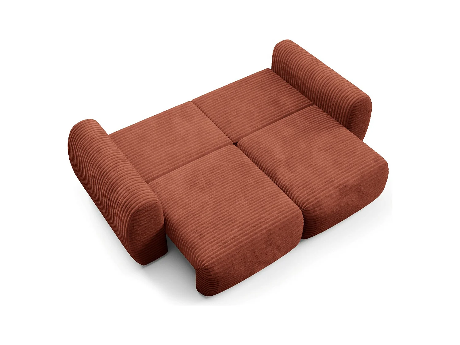 Premium Schlafsofa CLOUD Rot