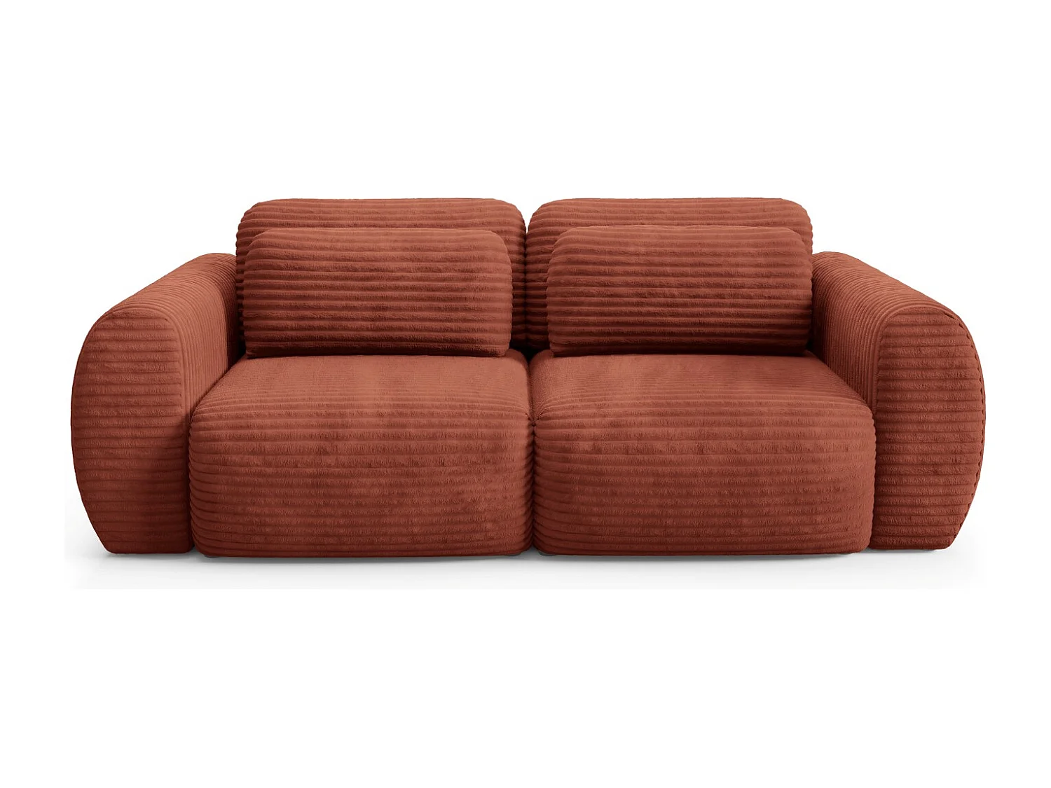 Canapé convertible premium CLOUD Rouge