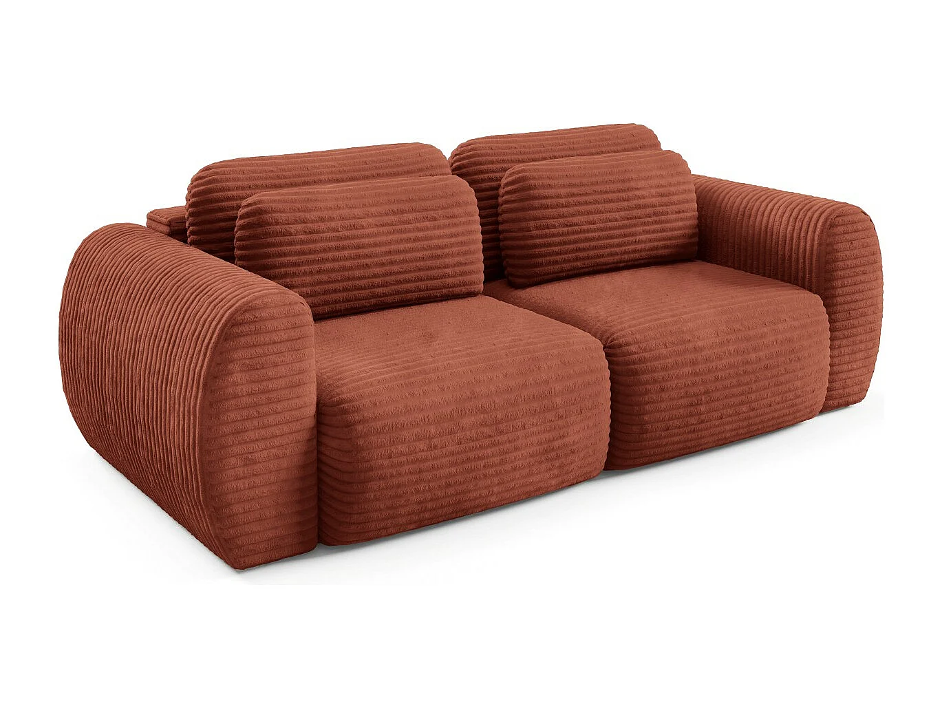 Canapé convertible premium CLOUD Rouge