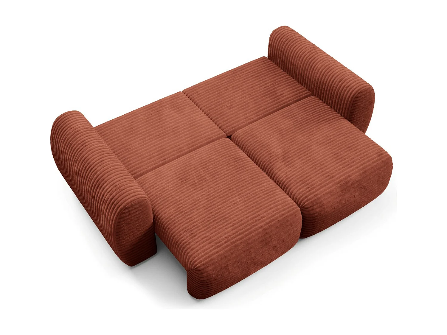 Canapé convertible premium CLOUD Rouge