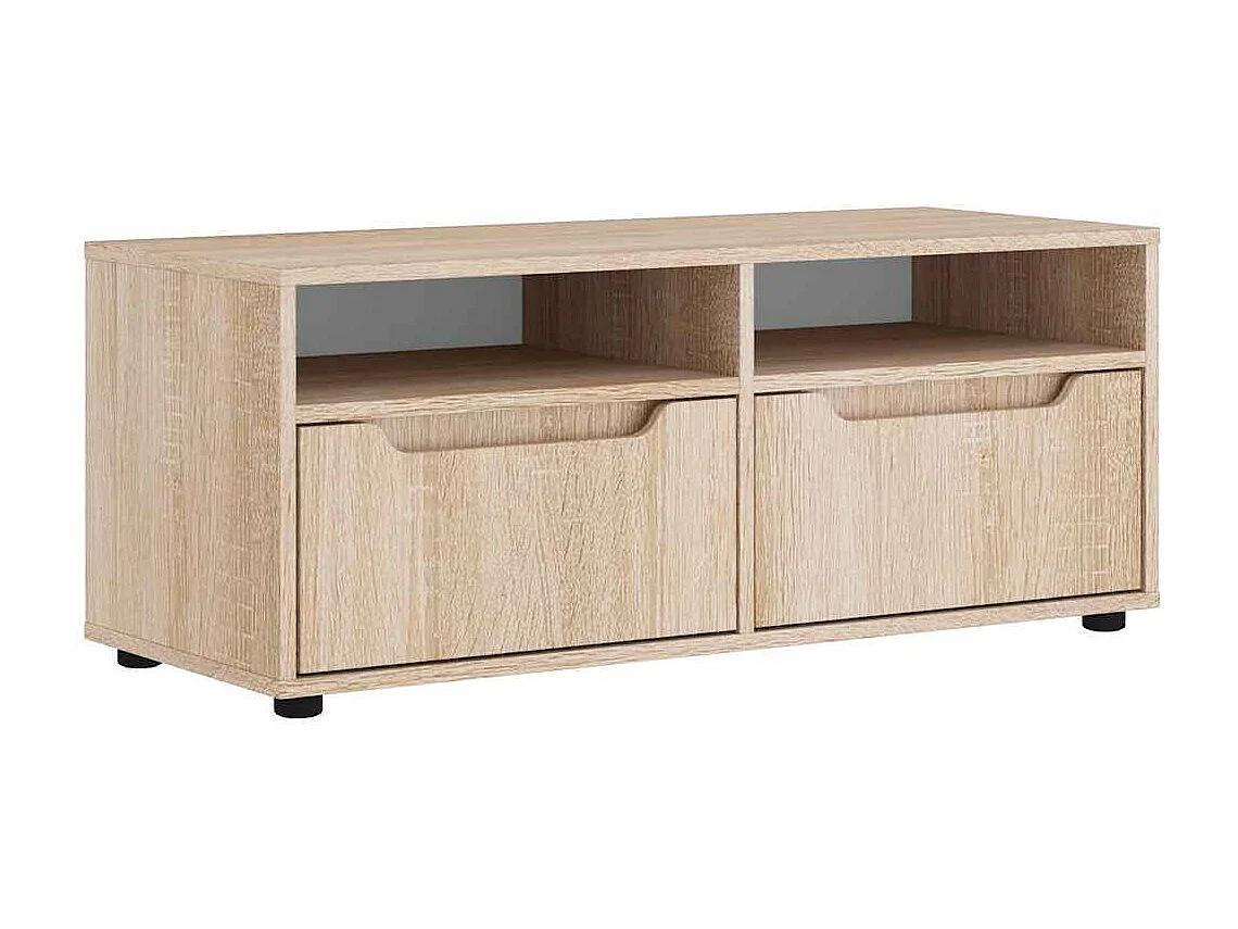 Meuble TV VISNES chêne sonoma 100x40x38 cm bois d'ingénierie