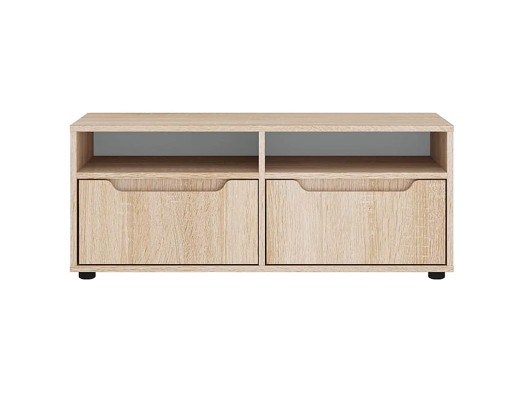 Tv-meubel VISNES 100x40x38 cm bewerkt hout sonoma eikenkleurig