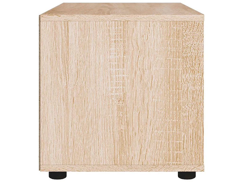 Tv-meubel VISNES 100x40x38 cm bewerkt hout sonoma eikenkleurig
