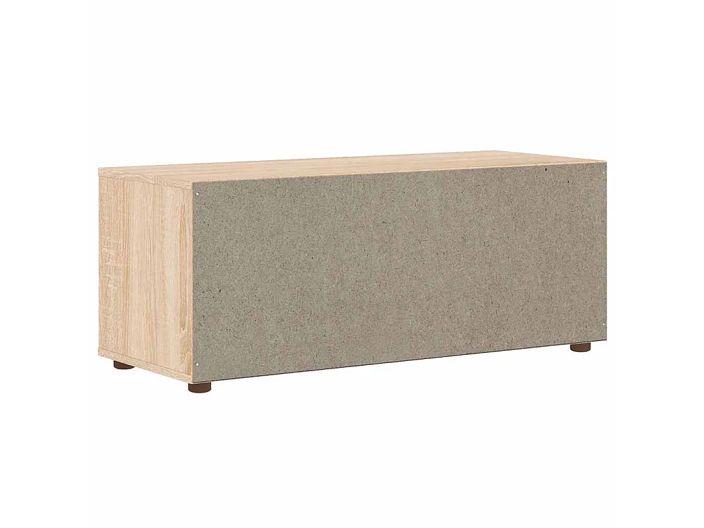 Tv-meubel VISNES 100x40x38 cm bewerkt hout sonoma eikenkleurig