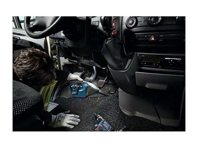 Bosch Professional Draadloze Stofzuiger GAS 12V-Li - Ergonomisch en Gemakkelijk te Gebruiken