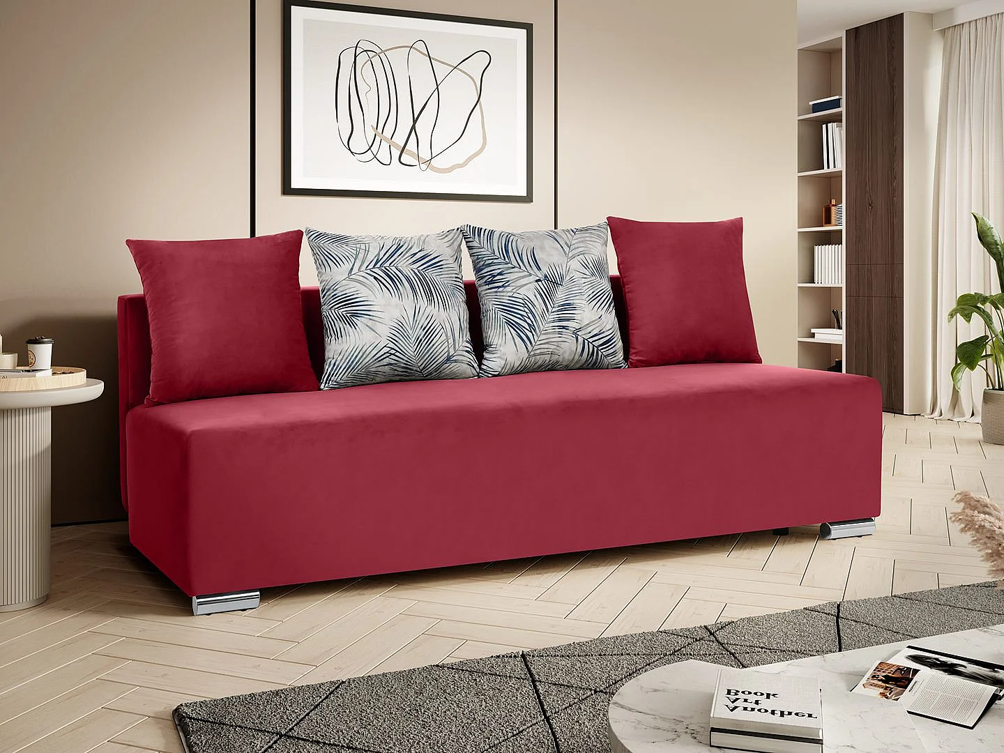 Sofa mit Schlaffunktion RILLO Gelb