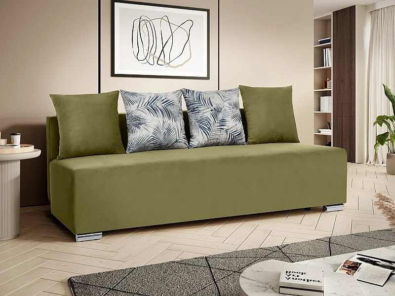 Sofa mit Schlaffunktion RILLO Grün