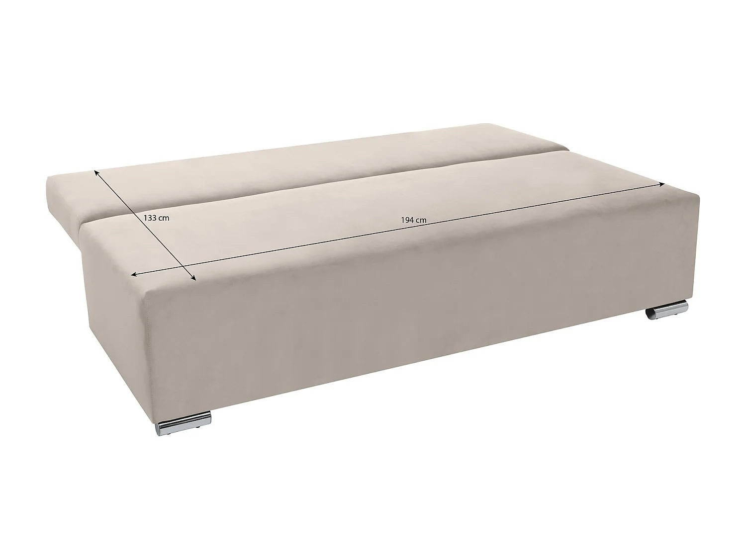 Sofa mit Schlaffunktion RILLO Grün