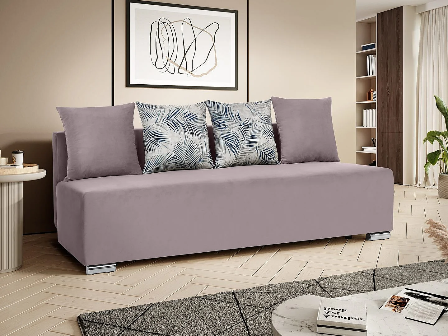 Sofa mit Schlaffunktion RILLO Rot