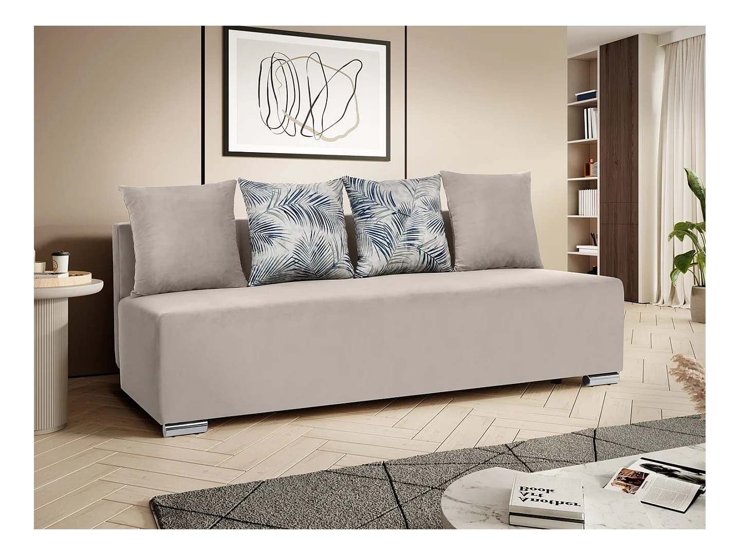 Sofa mit Schlaffunktion RILLO Beige