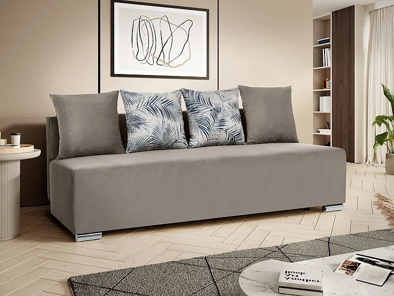 Sofa mit Schlaffunktion RILLO Cappuccino