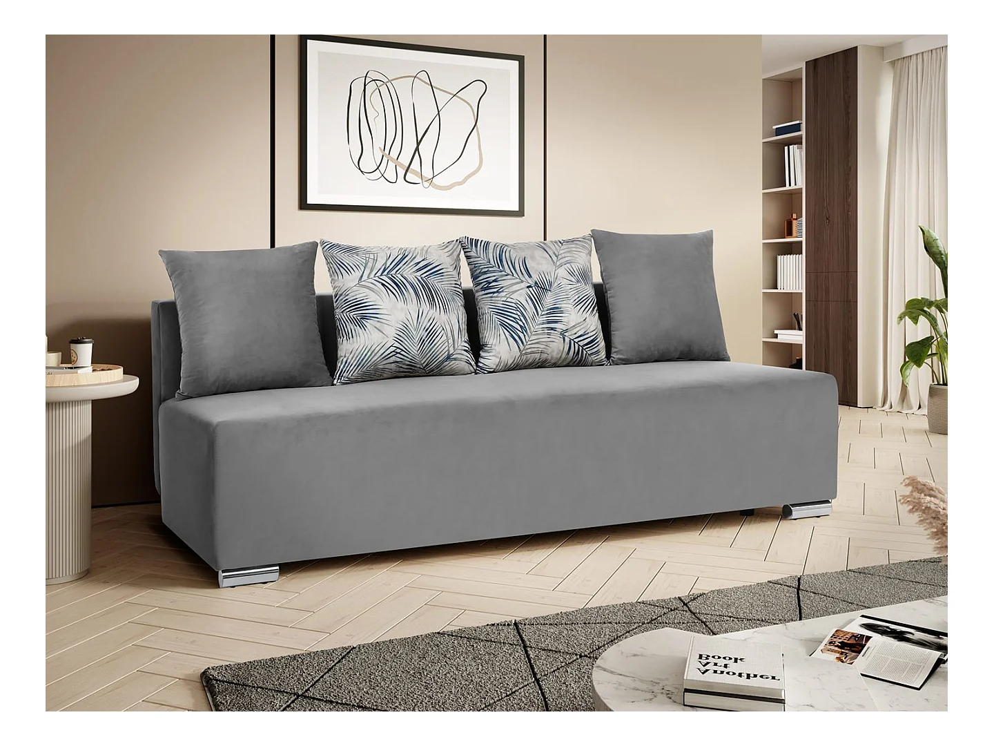 Sofa mit Schlaffunktion RILLO Grau