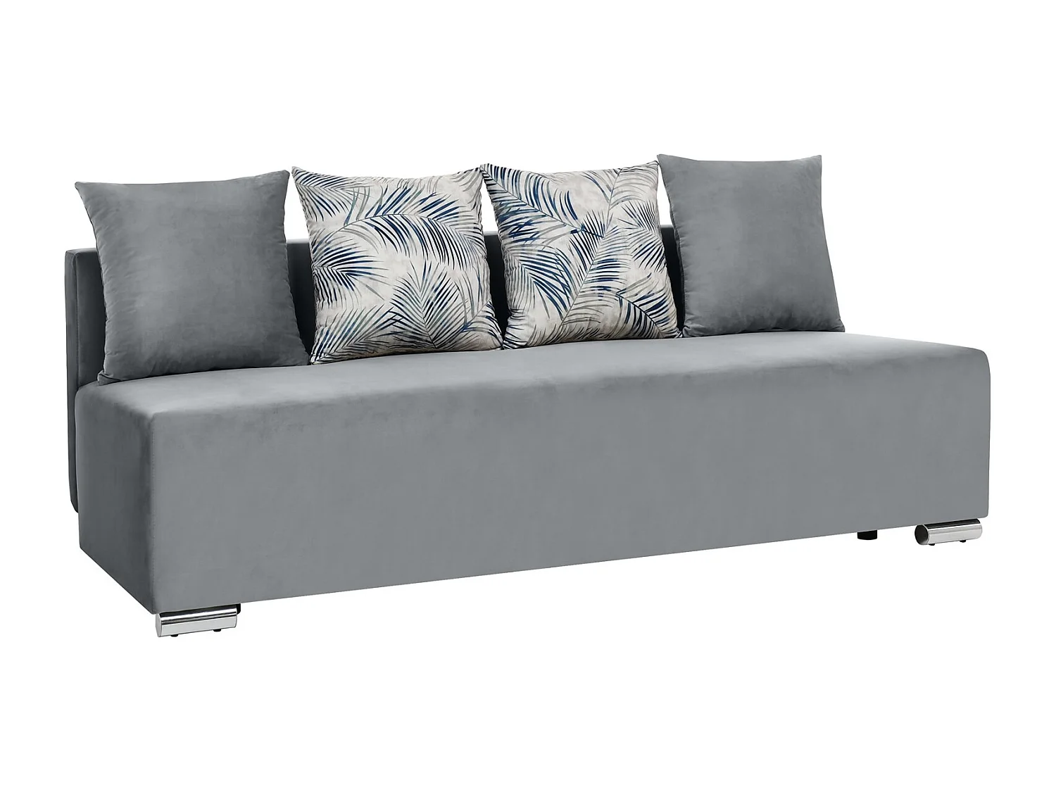 Sofa mit Schlaffunktion RILLO Dunkelgrau