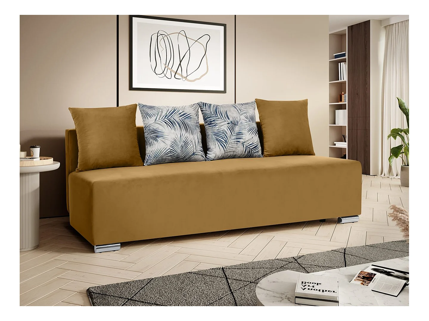 Sofa mit Schlaffunktion RILLO Rosa