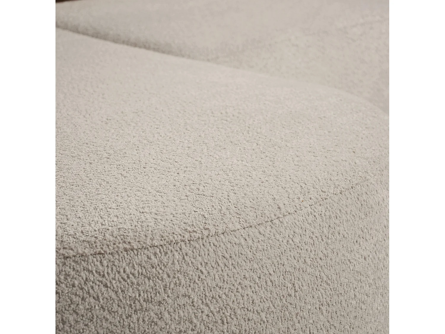 Hoekbank TEDDY zonder slaapfunctie – beige – links