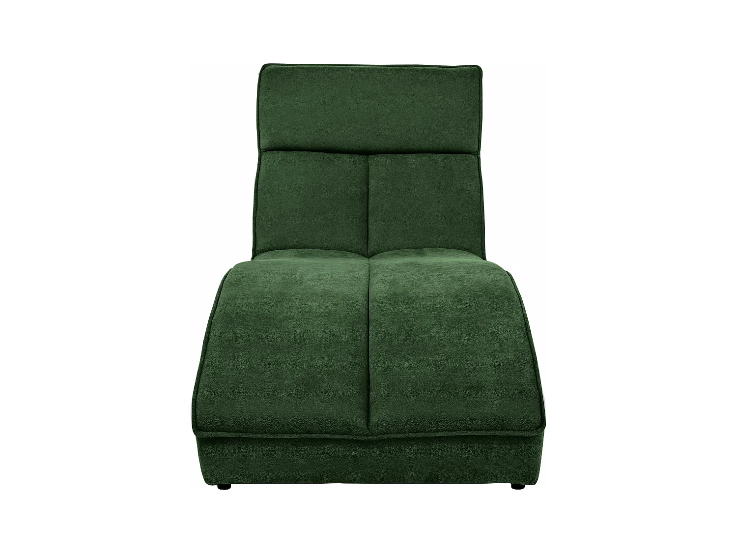Chaiselongue SAN DIEGO in groen fluweel