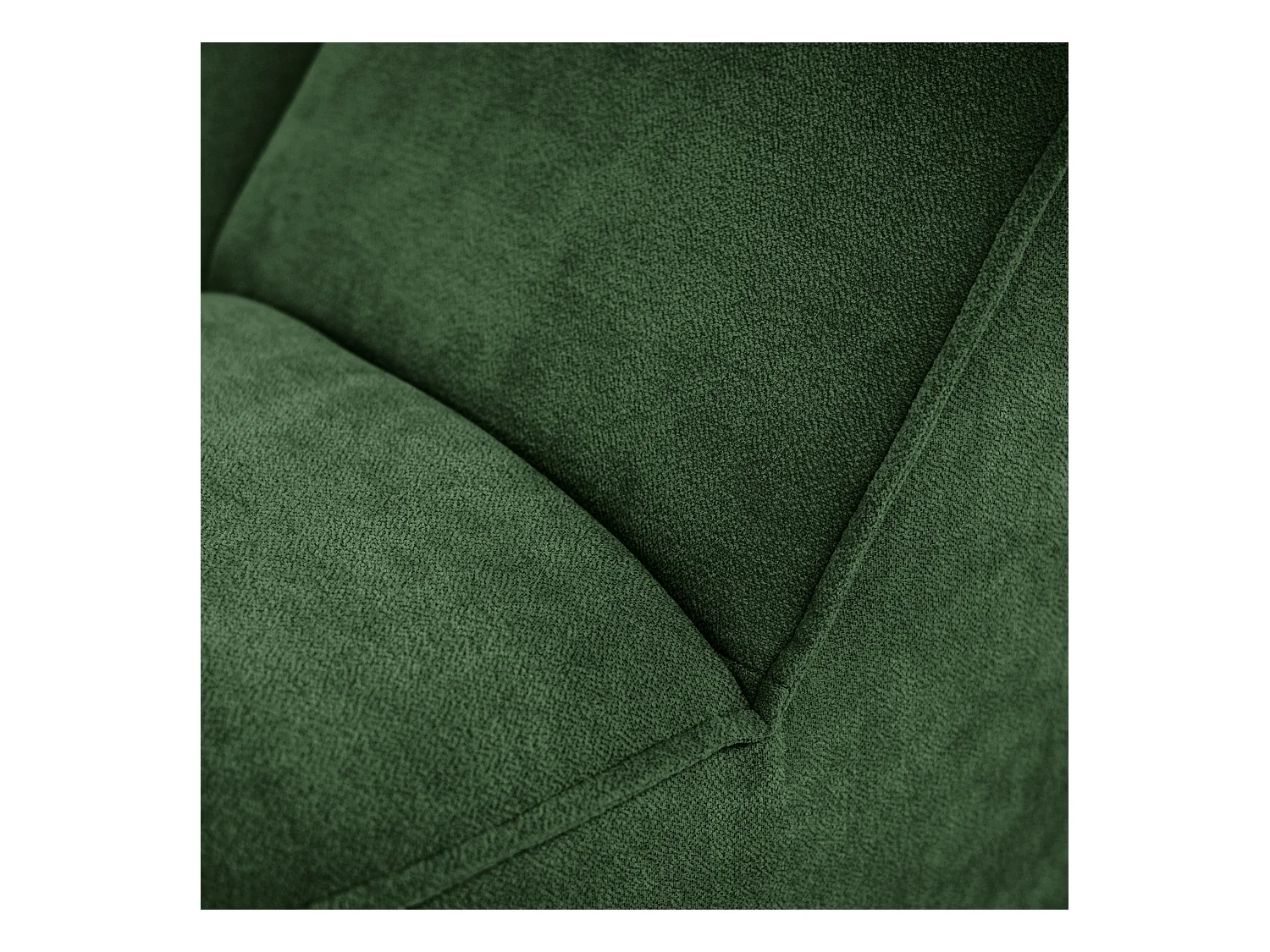Chaiselongue SAN DIEGO in groen fluweel