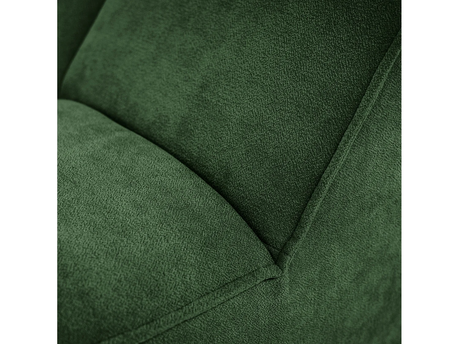 Chaise longue SAN DIEGO en velours vert