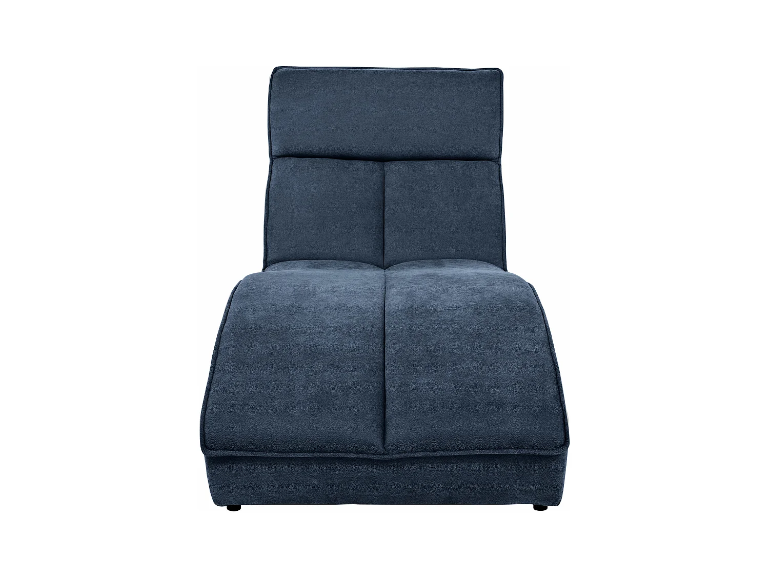 Chaiselongue SAN DIEGO im Velours Marineblau