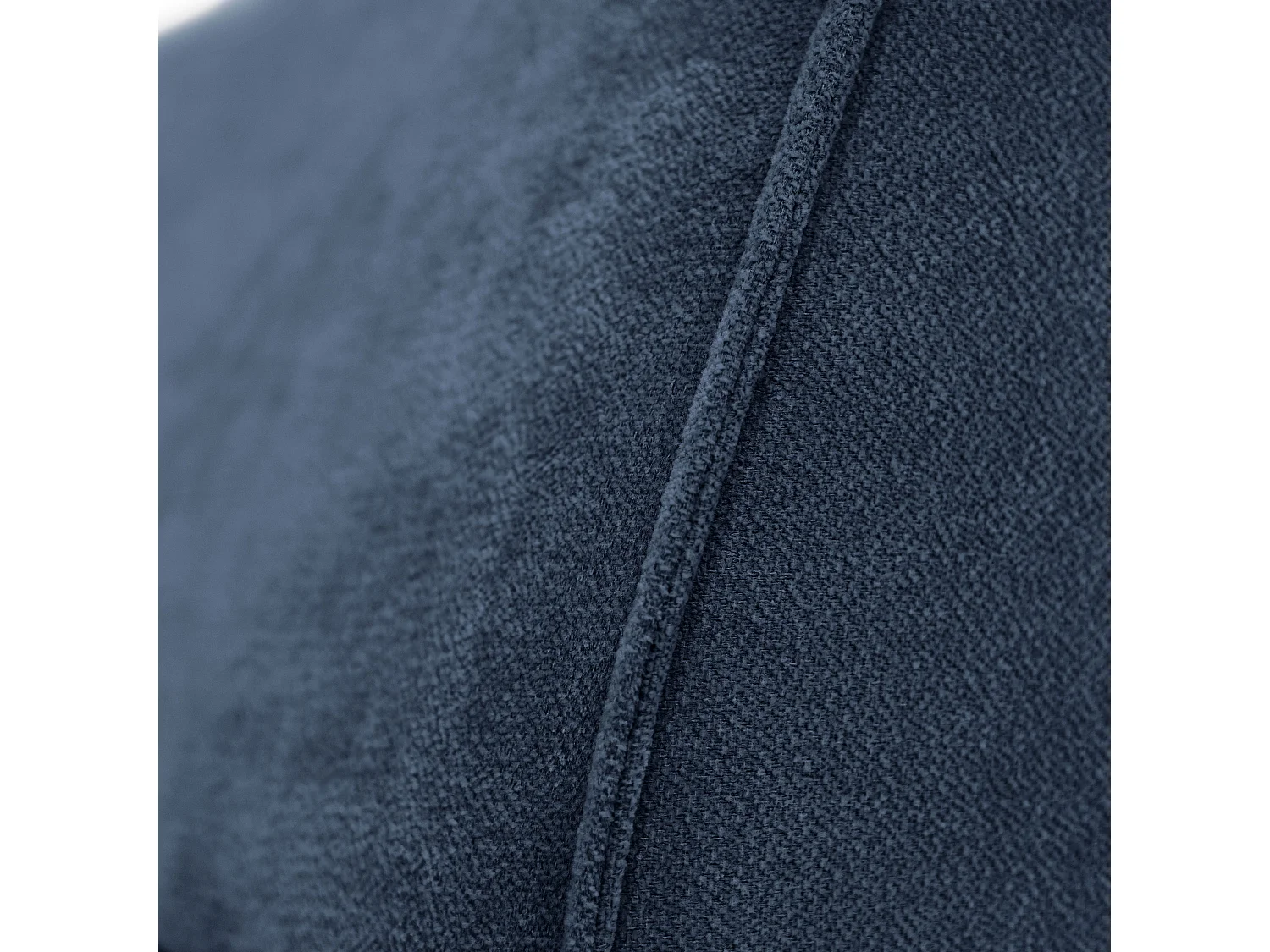 Chaise longue SAN DIEGO en velours bleu marine