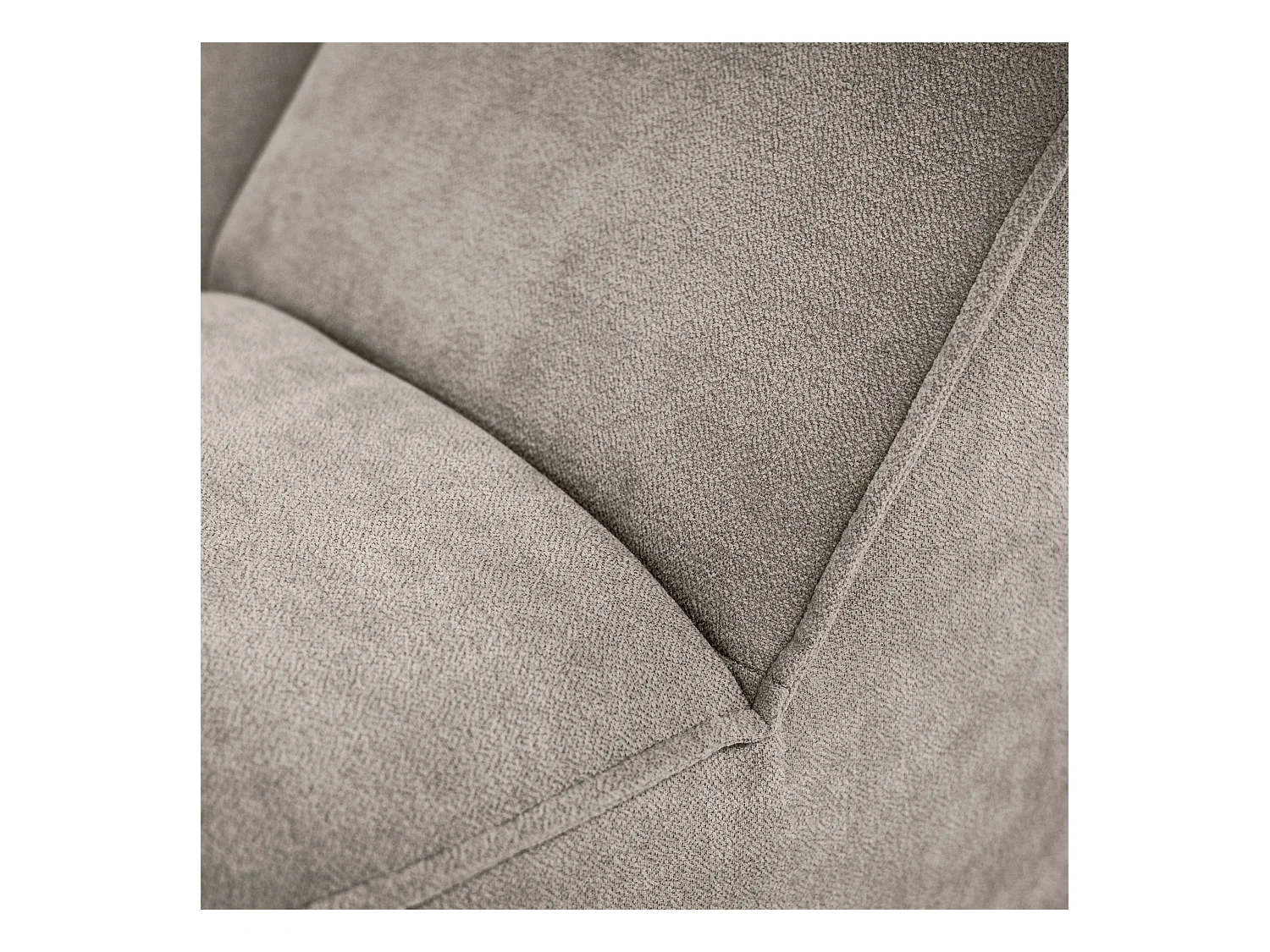 Chaiselongue SAN DIEGO in cappuccino fluweel