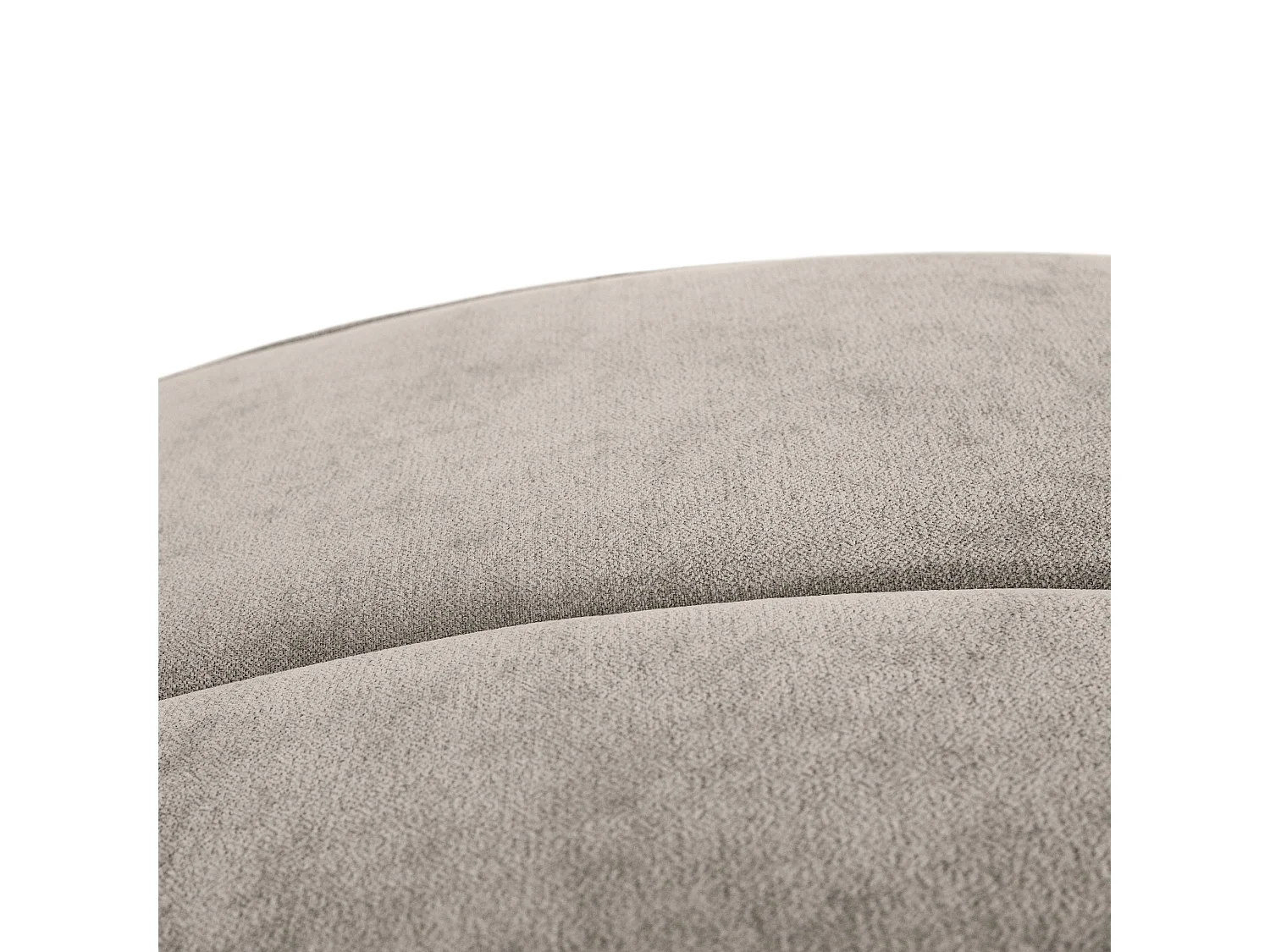 Chaise longue SAN DIEGO en velours cappuccino