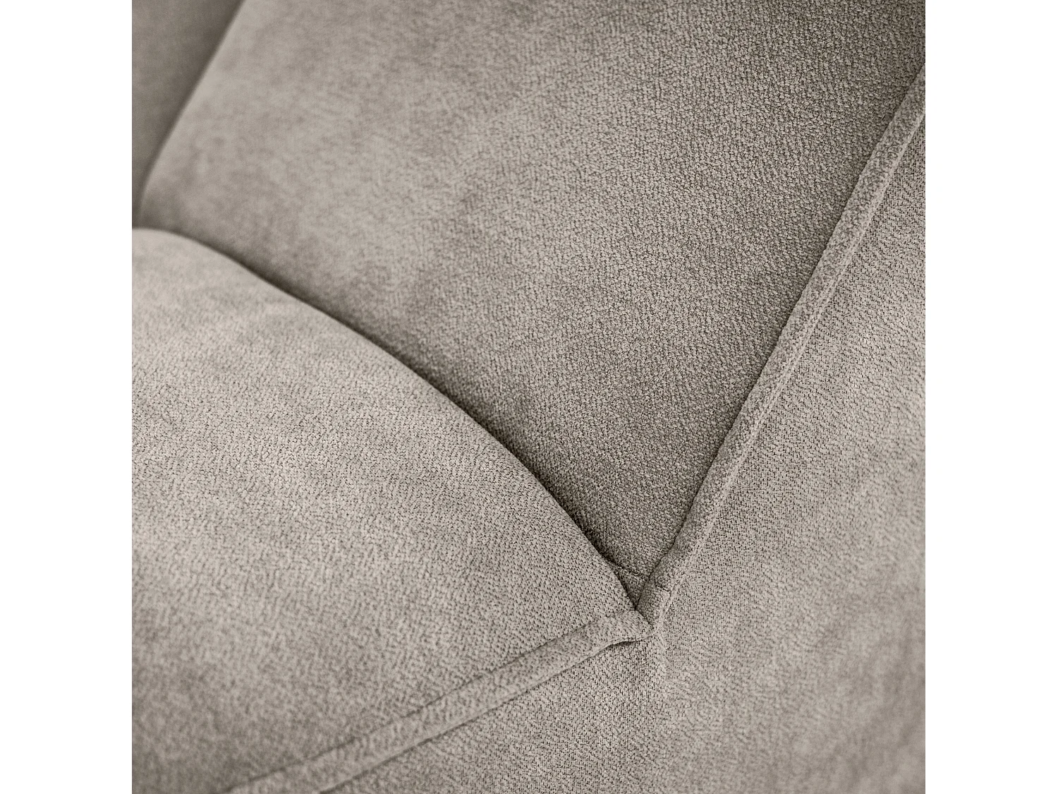 Chaise longue SAN DIEGO en velours cappuccino