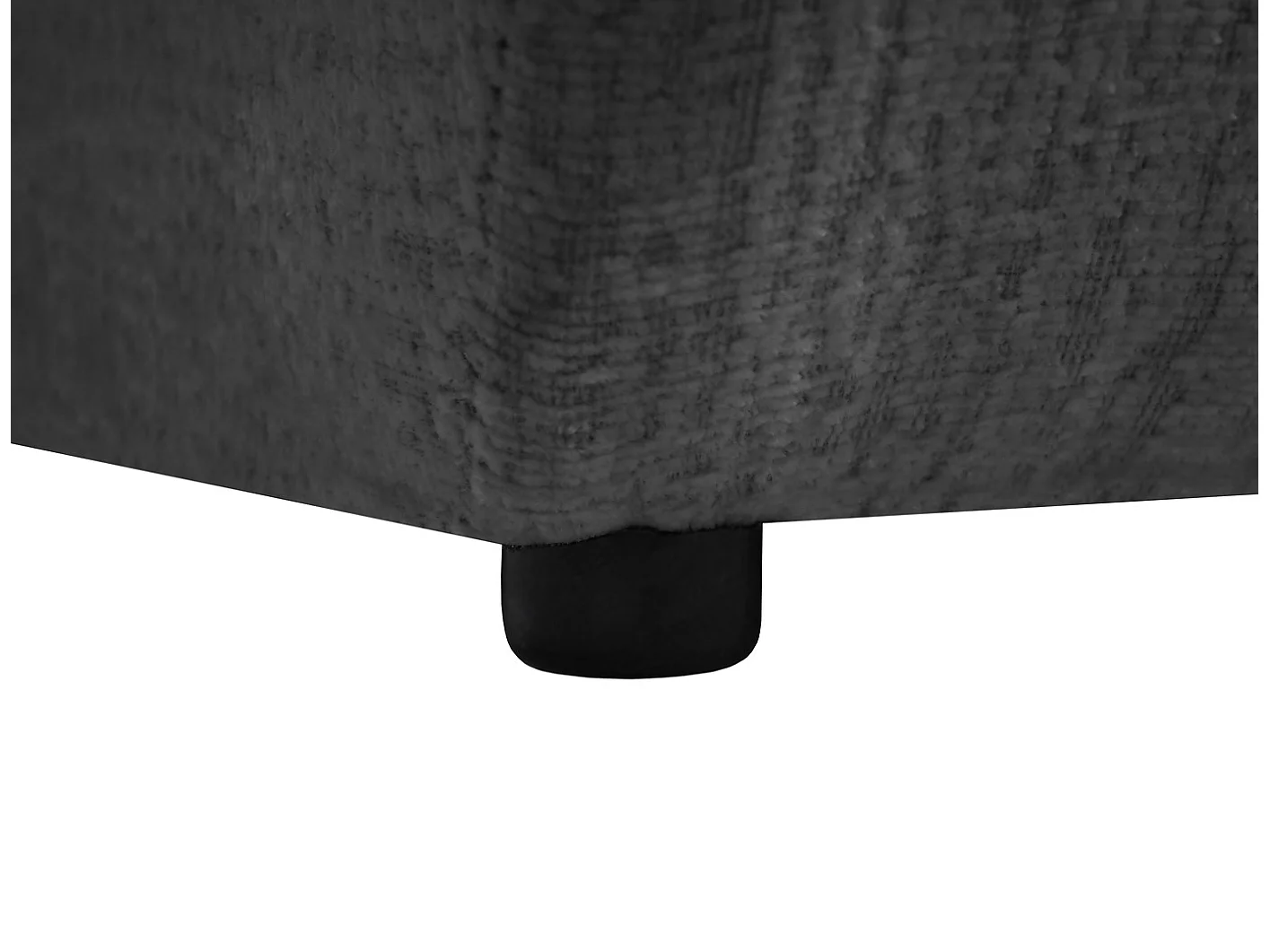 Chaiselongue SAN REMO im Cordstoff Dunkelgrau