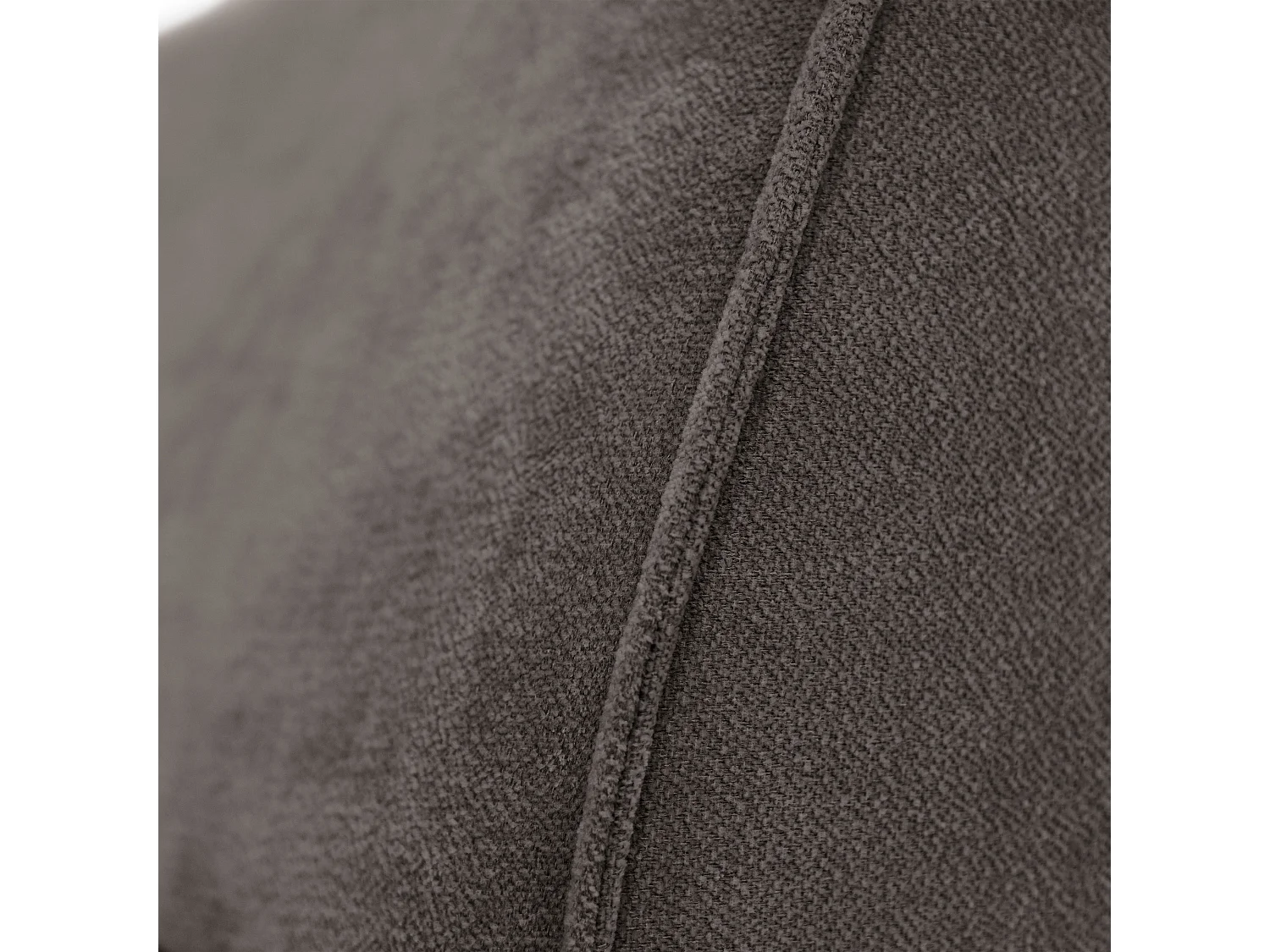 Chaise longue SAN DIEGO en velours marron