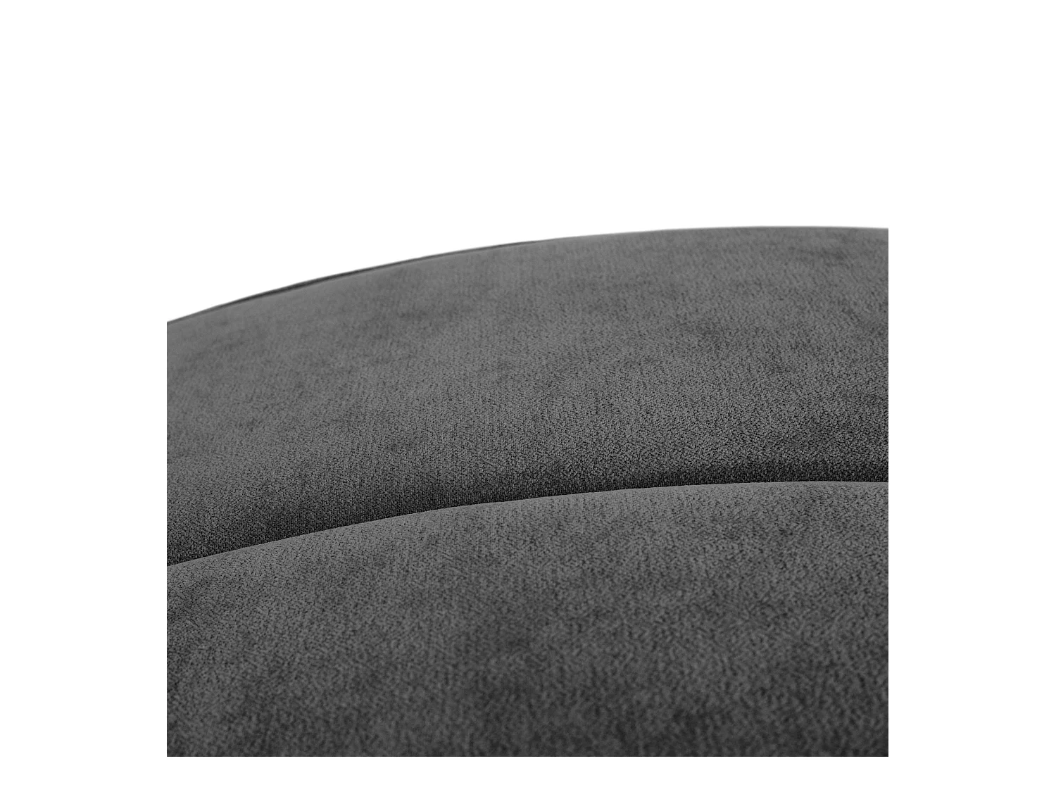 Chaiselongue SAN DIEGO im Velours Anthrazit