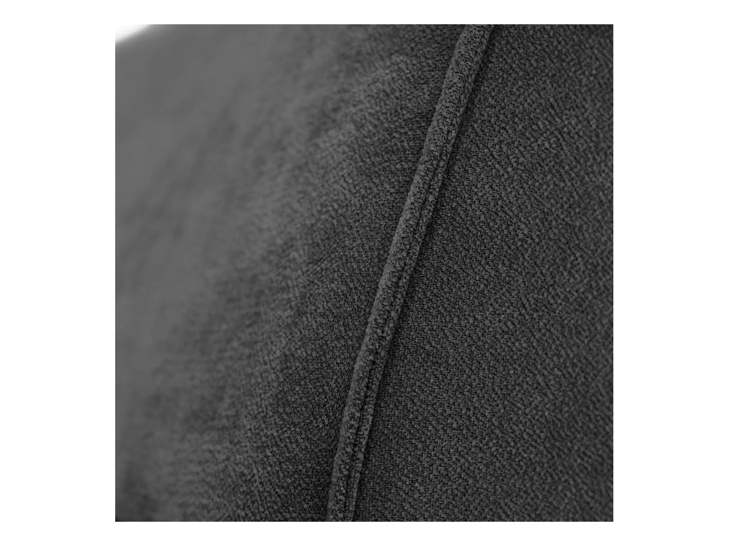 Chaiselongue SAN DIEGO im Velours Anthrazit